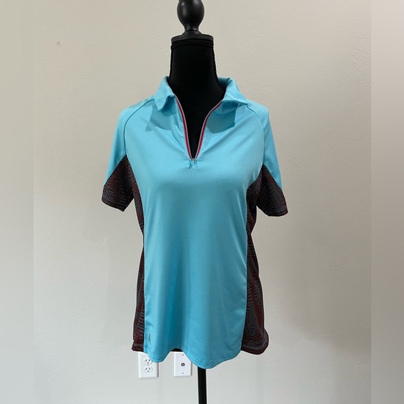 Antigua Women's Blue Golf Polo - Picture 1 of 6
